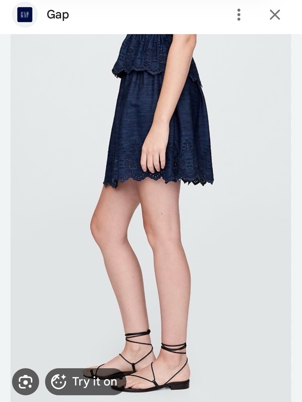 GAP Eyelet Mini Skirt